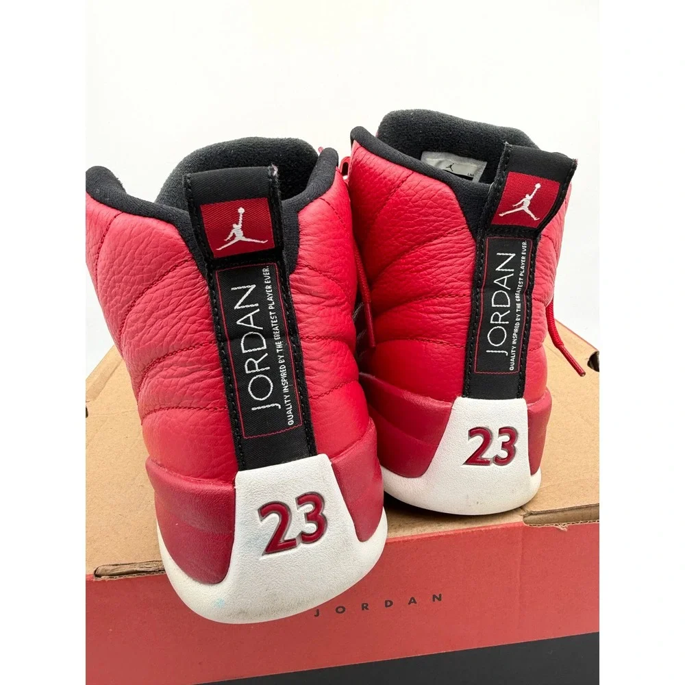 Air Jordan 12 Retro Gym Red White Black 130690-600 Mens Size 9 Basketball Shoes